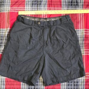 Tommy Bahama Men's Black Chino Shorts Tencel Cotton Flat Front Pockets